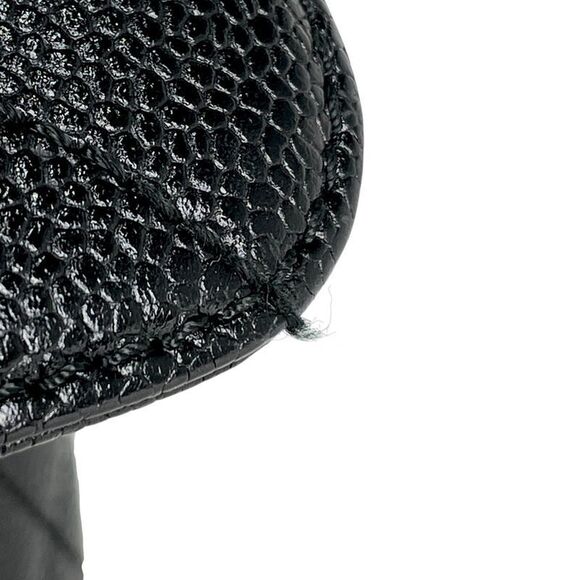 Chanel Cocomark Handbag Matelasse Handbag Caviar Skin Black A21397 Women's - Picture 7 of 14